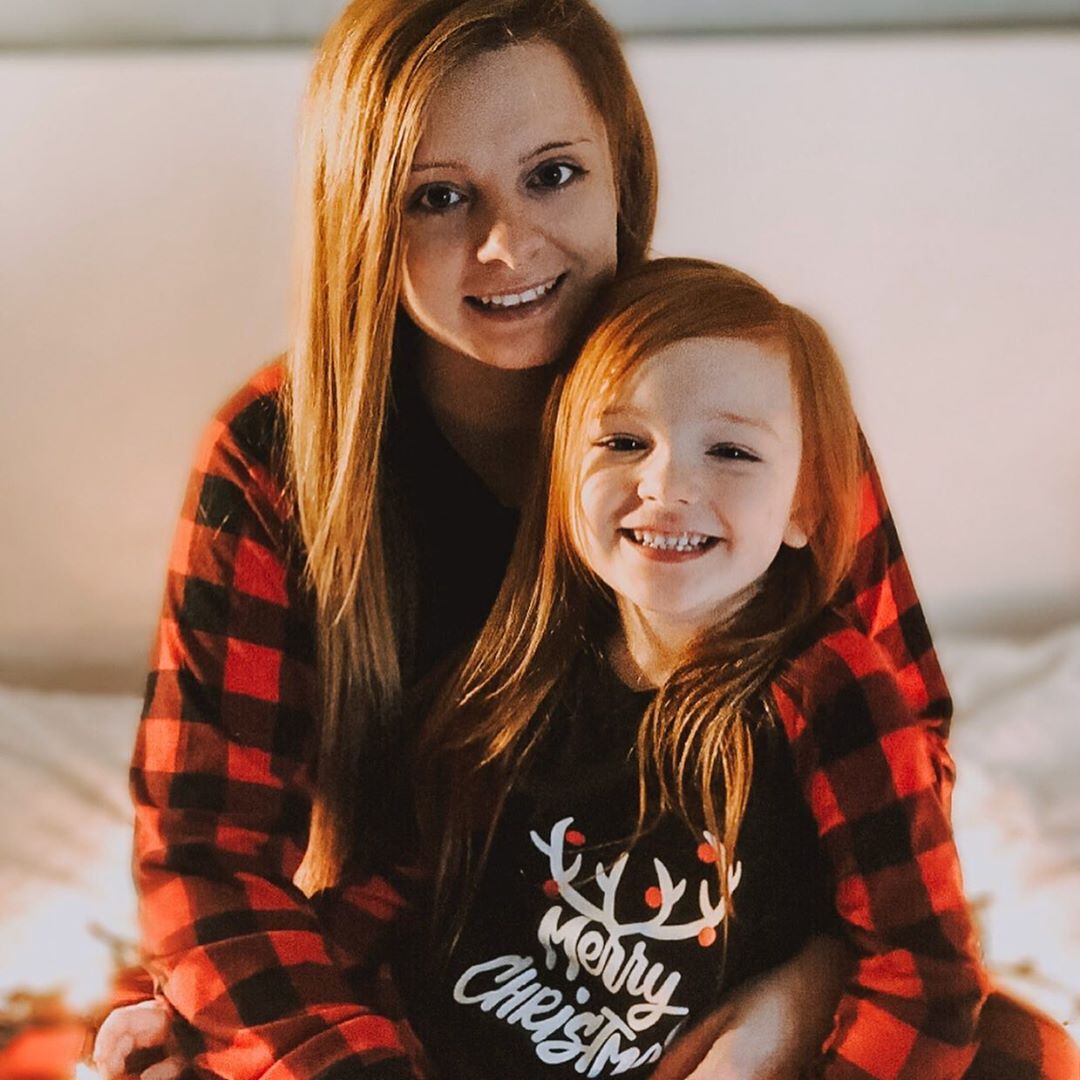 IFFEI Matching Family Pajamas Sets Christmas PJ's with Letter and Plaid Printed Long Sleeve Tee and Bottom Loungewear