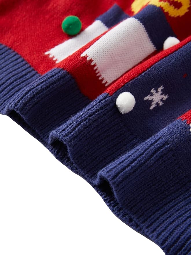 IFFEI Womens Ugly Christmas Sweater Novelty Print Crew Neck Sweater Pullover