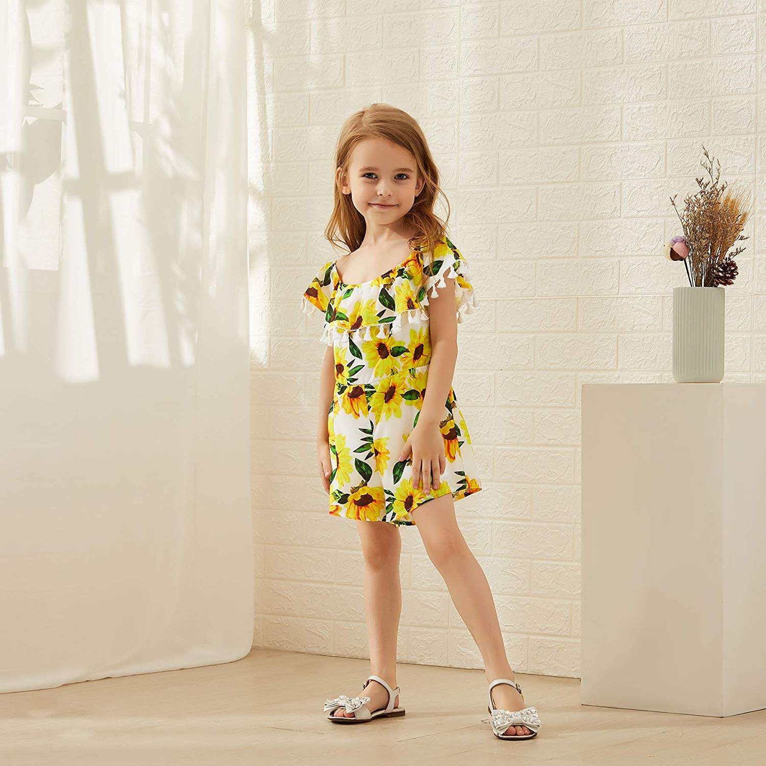 mommy and me sunflower dress