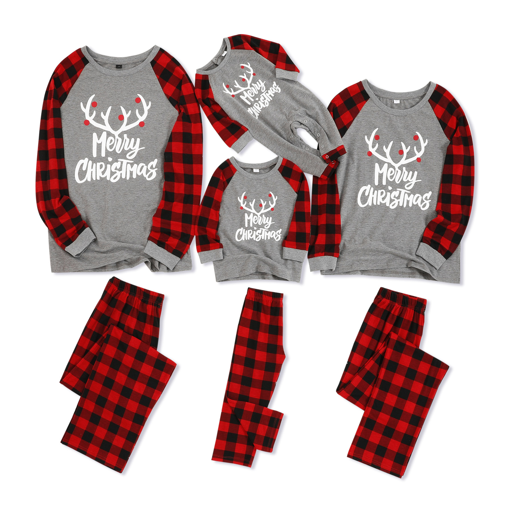 Matching Christmas Pajamas Set for Family, Funny Holiday Cute Let It Snow  Print Tops and Plaid Pants Xmas Sleepwear Pjs Set, Women, Medium :  : Clothing, Shoes & Accessories